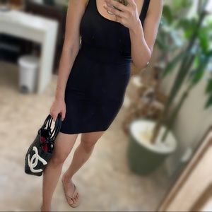 AUTH Chanel Cambon Quilted Mini